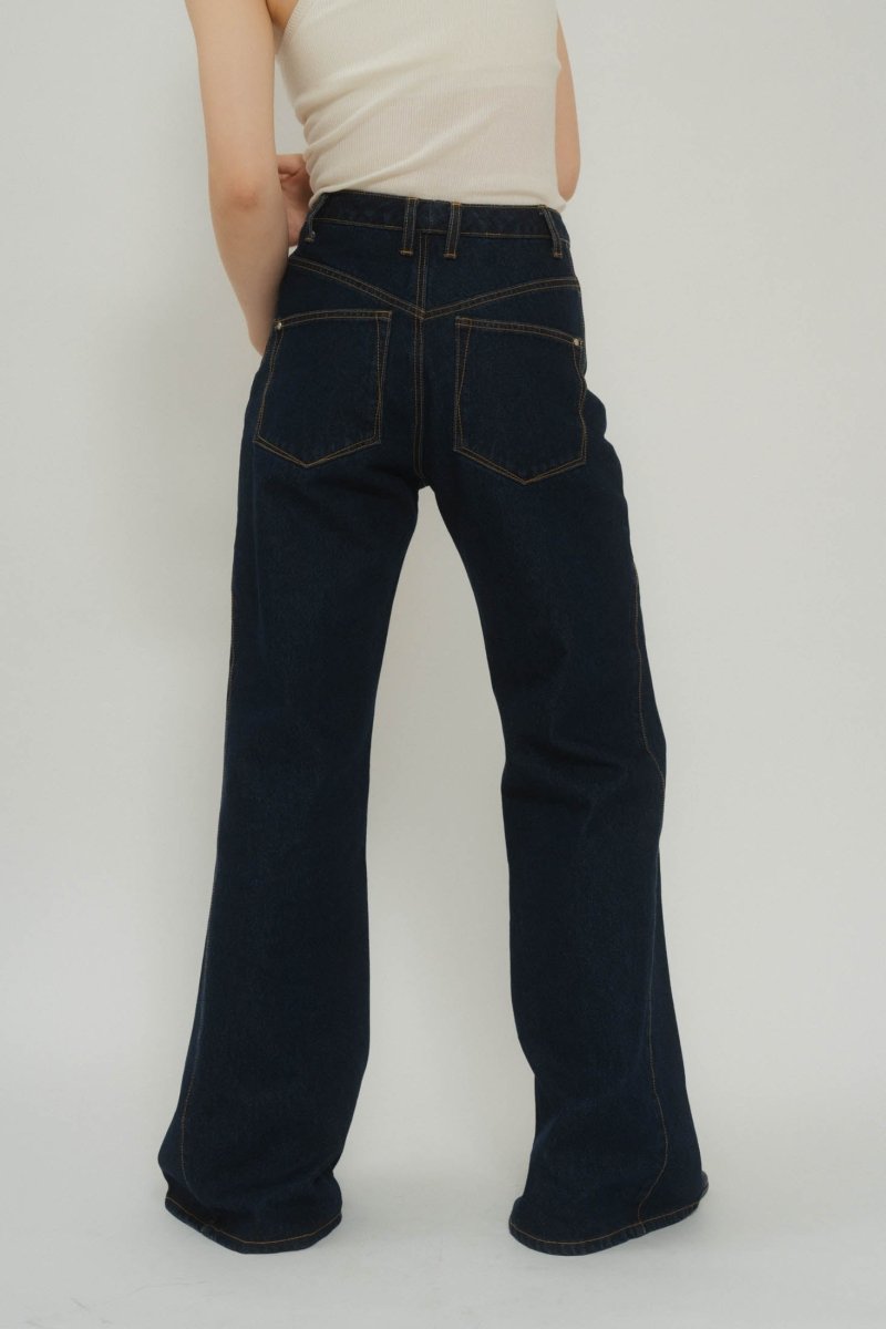 - Order sales Until 13:00 on the 5th - denim baggy pants/3color(Shipping 10/7~) - KNUTH MARF