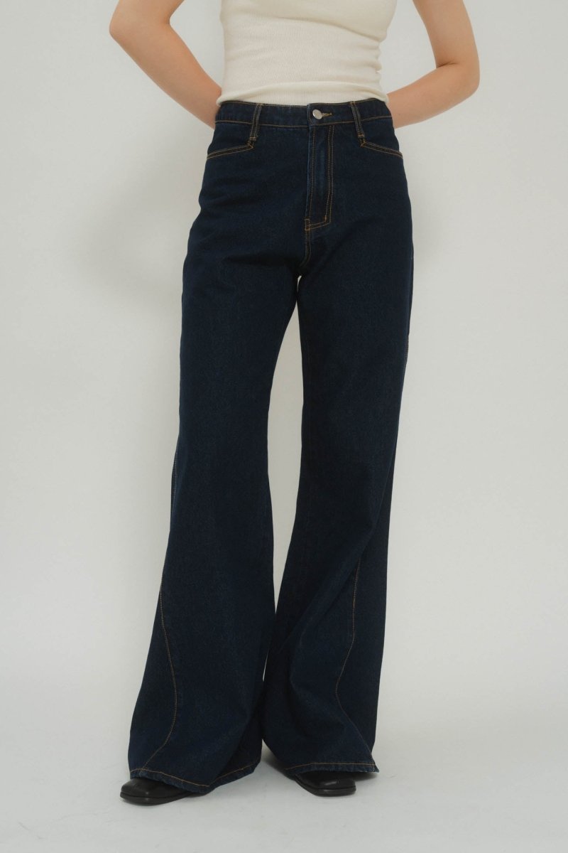 - Order sales Until 13:00 on the 5th - denim baggy pants/3color(Shipping 10/7~) - KNUTH MARF