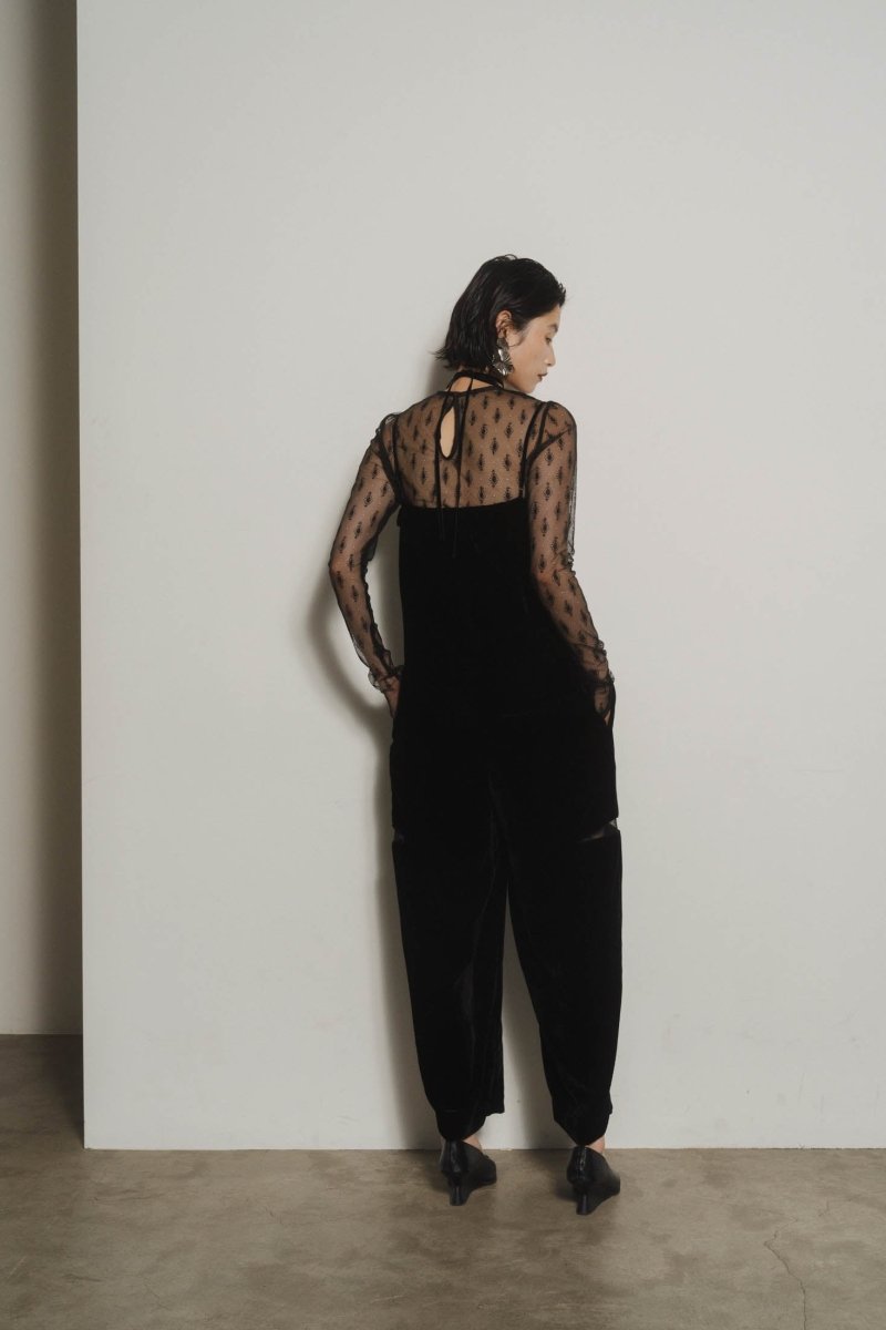 pattern lace all in one/black - KNUTH MARF