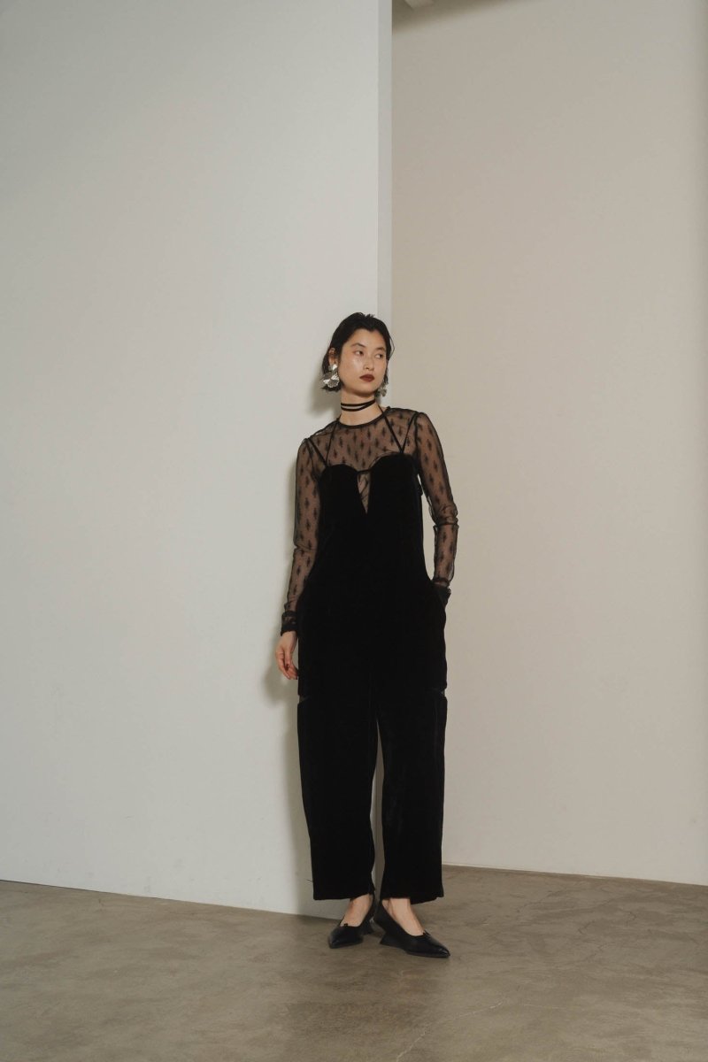 pattern lace all in one/black - KNUTH MARF