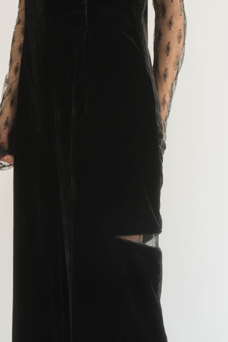 pattern lace all in one/black - KNUTH MARF