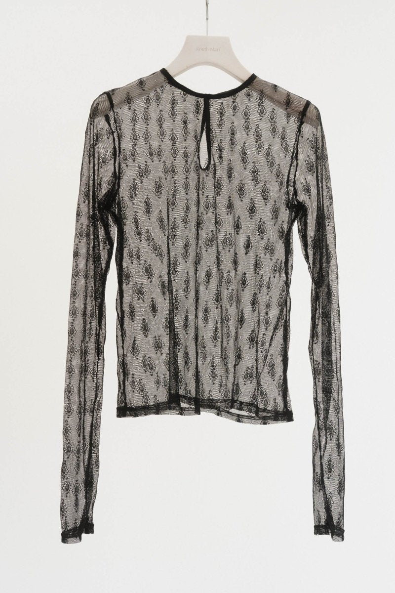 pattern lace all in one/black - KNUTH MARF