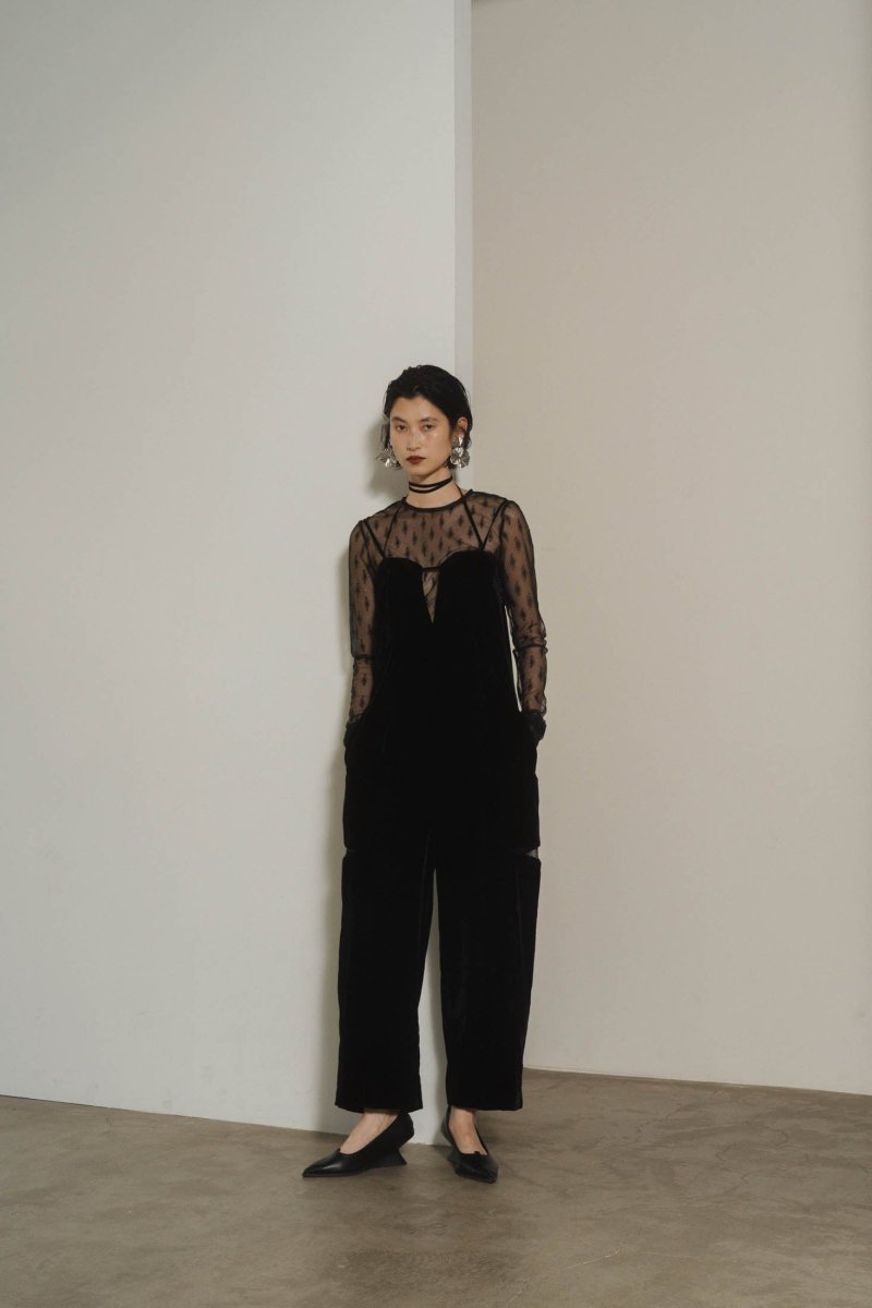 pattern lace all in one/black - KNUTH MARF