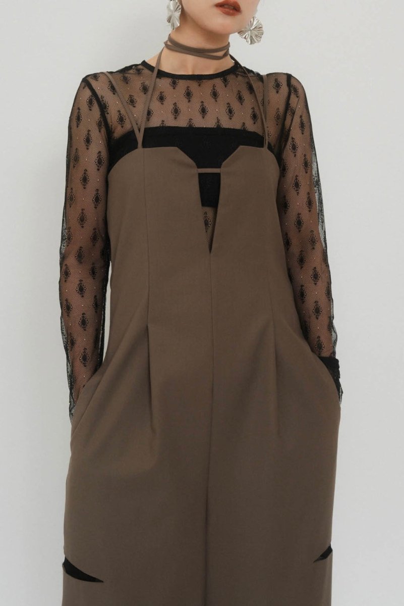pattern lace all in one/khaki - KNUTH MARF