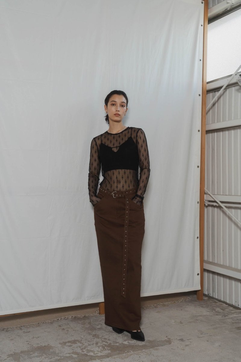 pattern lace all in one/khaki - KNUTH MARF