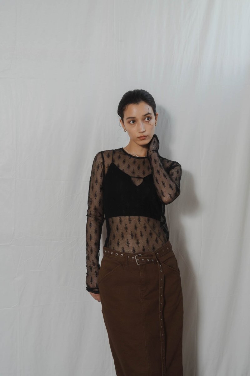 pattern lace all in one/khaki - KNUTH MARF