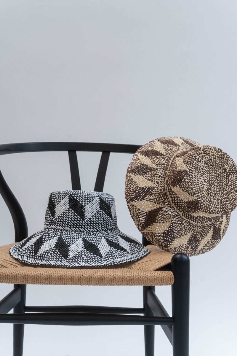 pattern mesh hat/2color - KNUTH MARF