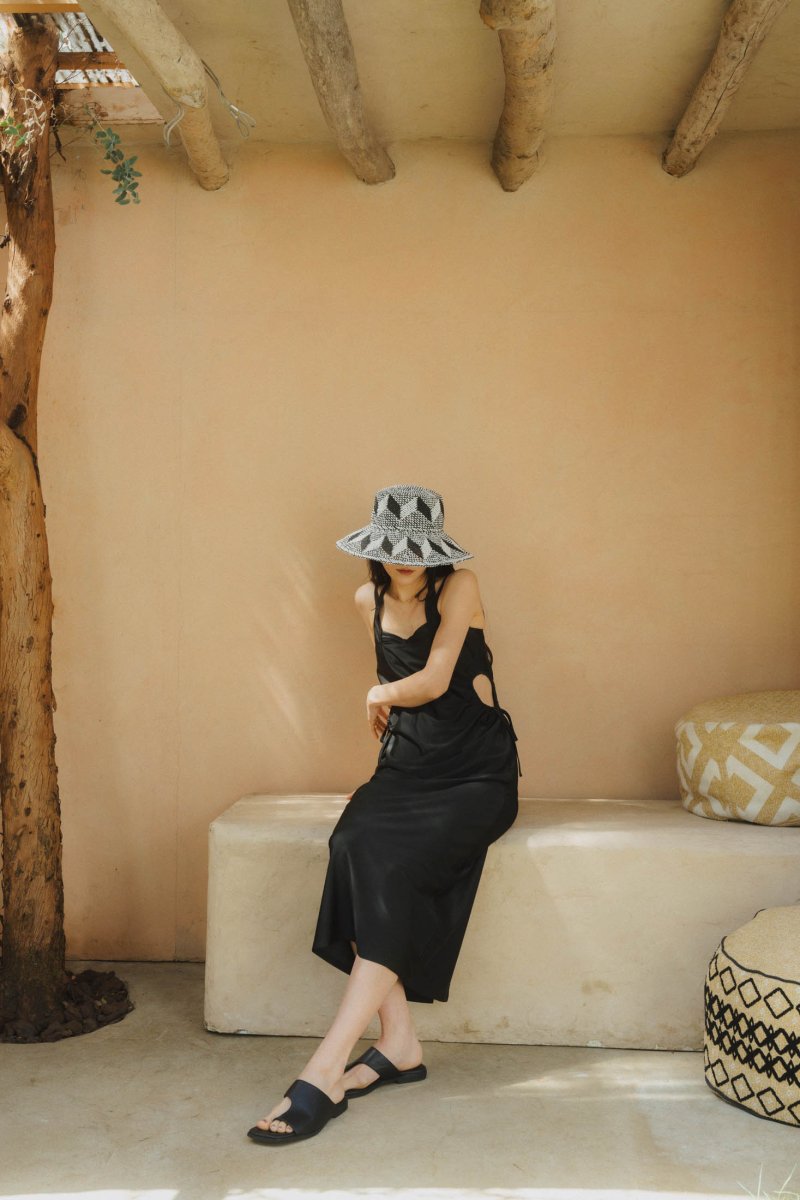 pattern mesh hat/2color - KNUTH MARF