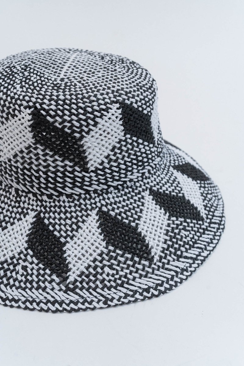 pattern mesh hat/2color - KNUTH MARF