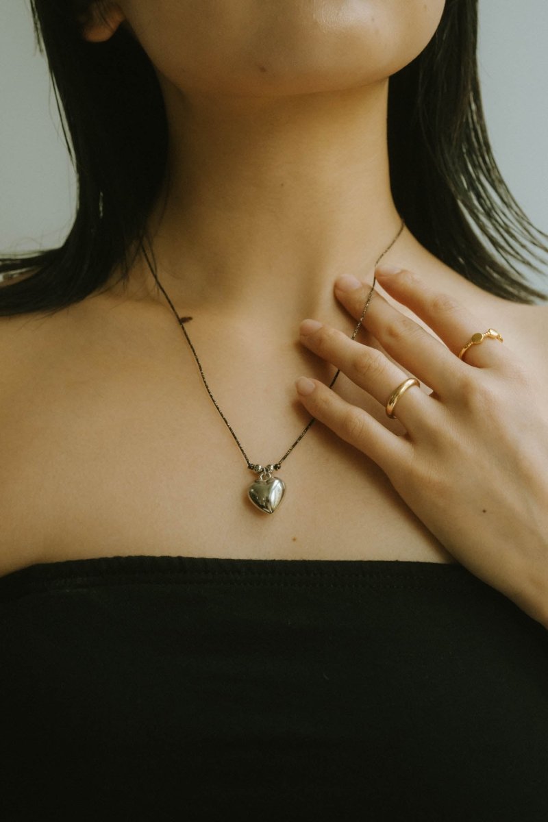 patterned heart necklace - KNUTH MARF