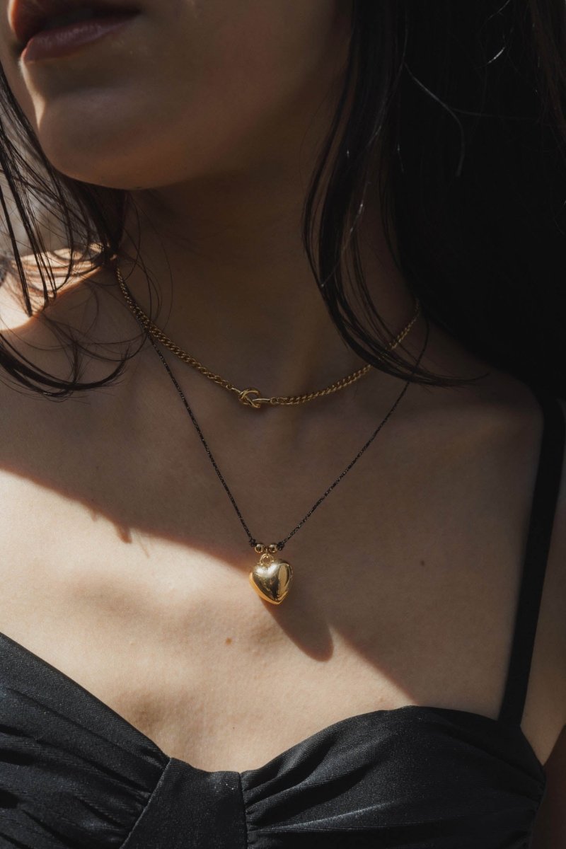 patterned heart necklace - KNUTH MARF