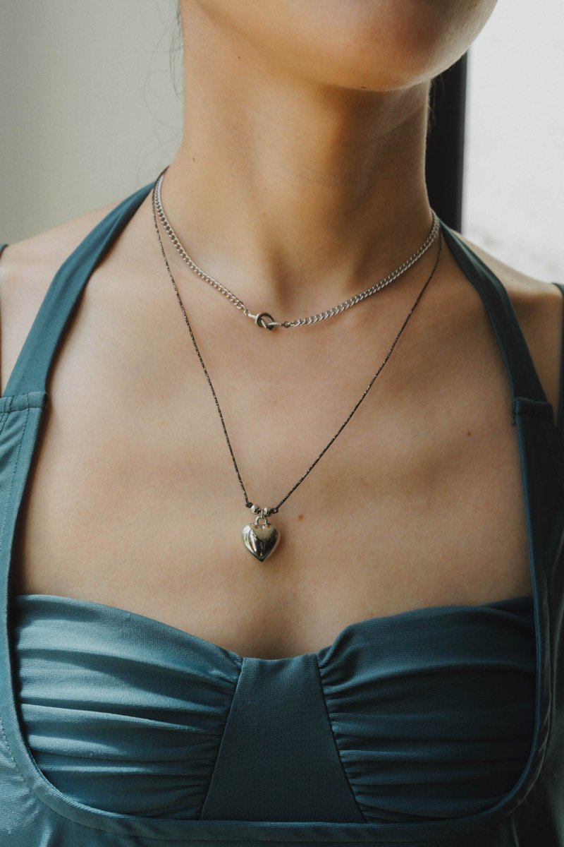 patterned heart necklace - KNUTH MARF