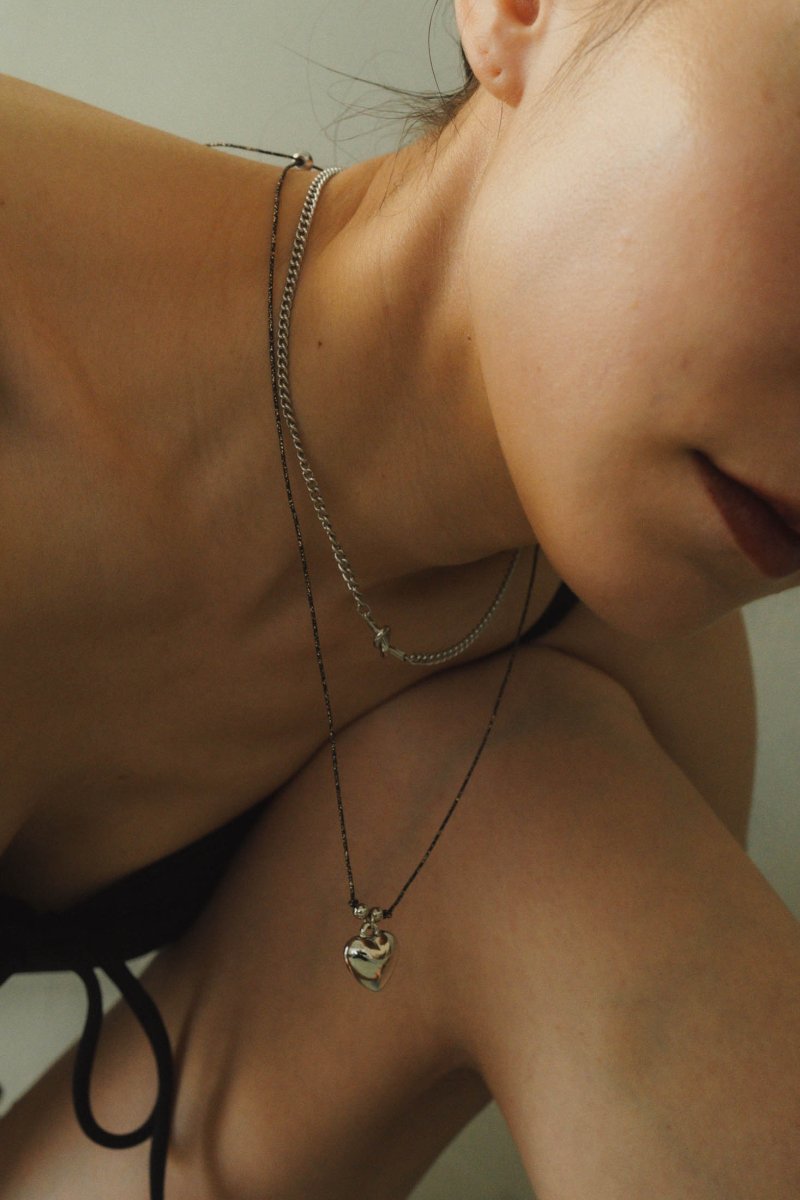 patterned heart necklace - KNUTH MARF