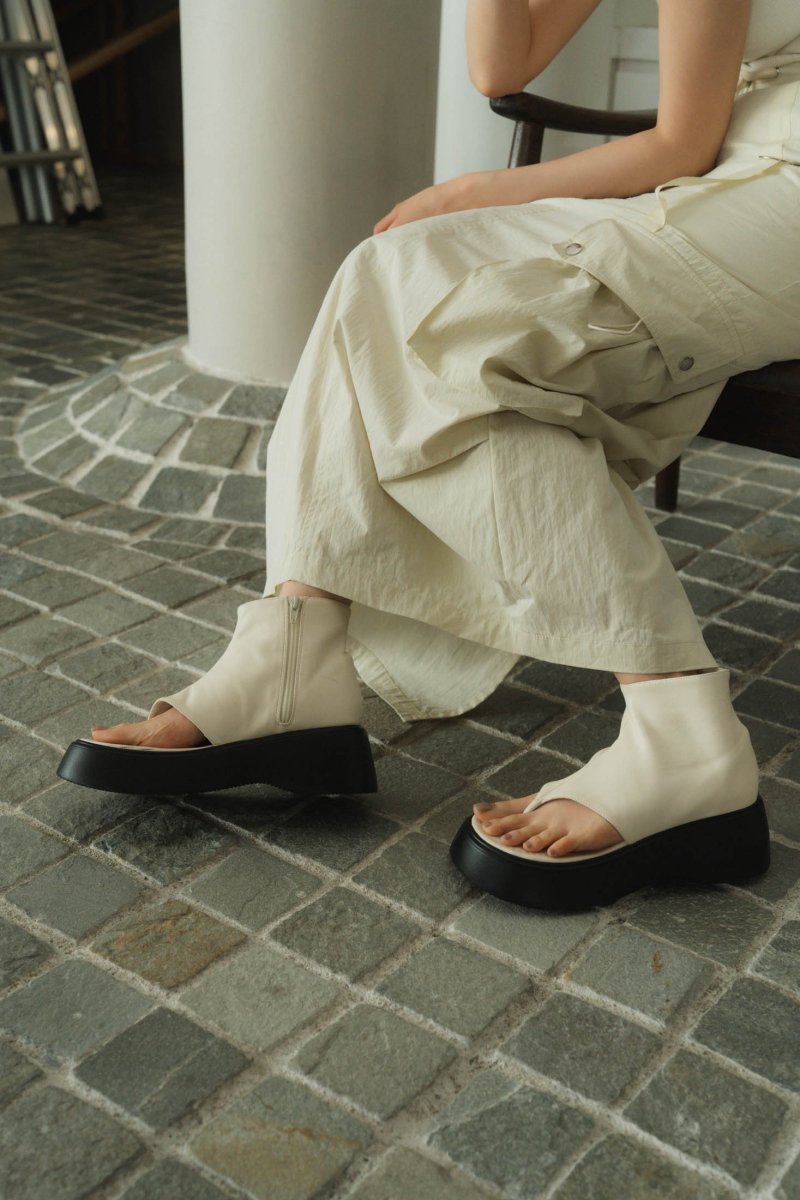 platform thong sandals/3color - KNUTH MARF