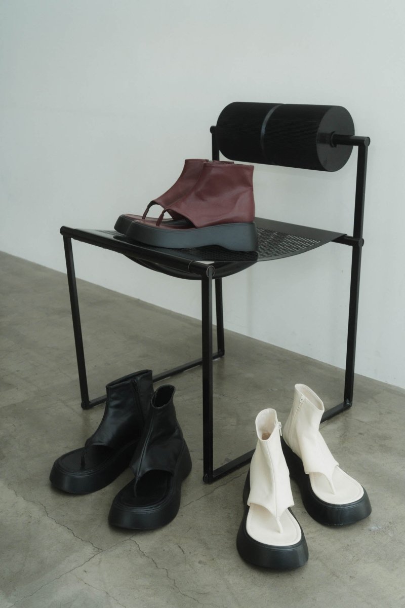 platform thong sandals/3color - KNUTH MARF