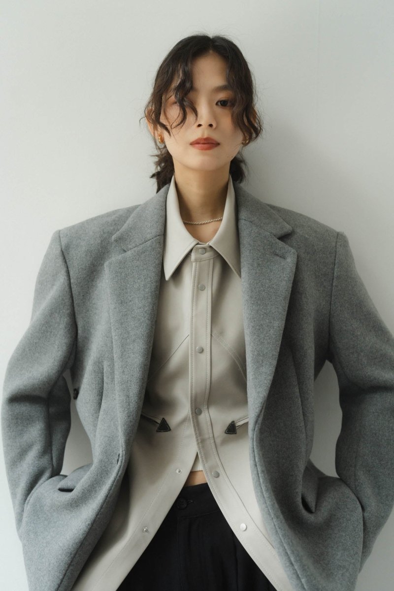 - Pre order sales - highend - 2way jacket outer(unisex)/black,gray(Shipping 12/23~) - KNUTH MARF