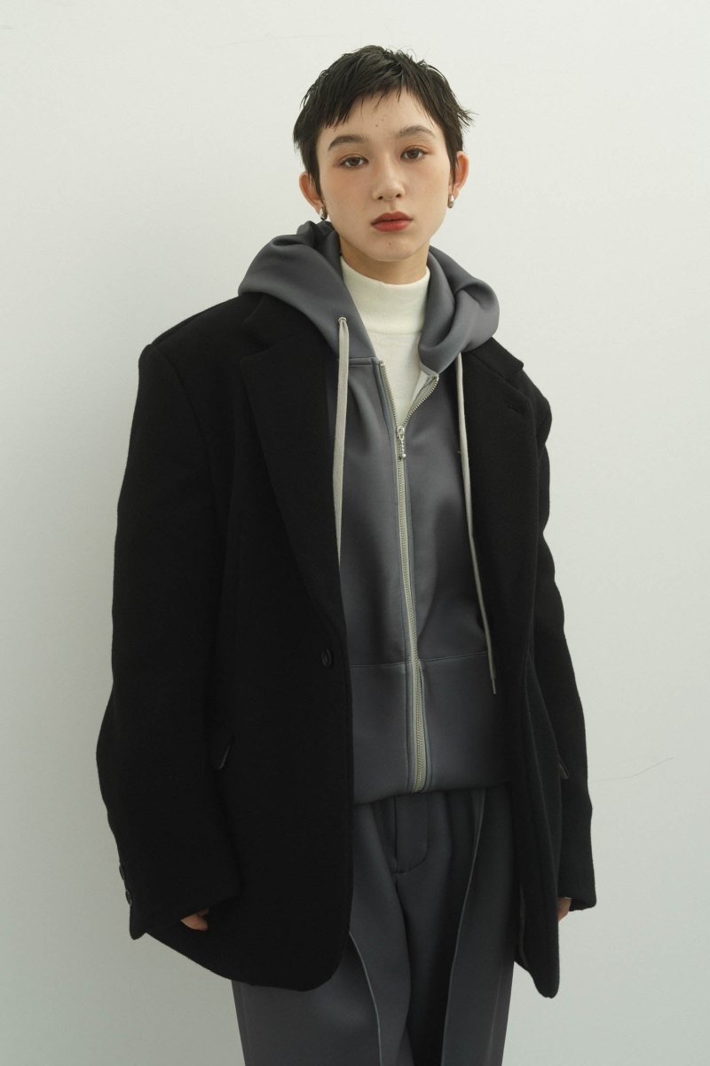 - Pre order sales - highend - 2way jacket outer(unisex)/black,gray(Shipping 12/23~) - KNUTH MARF