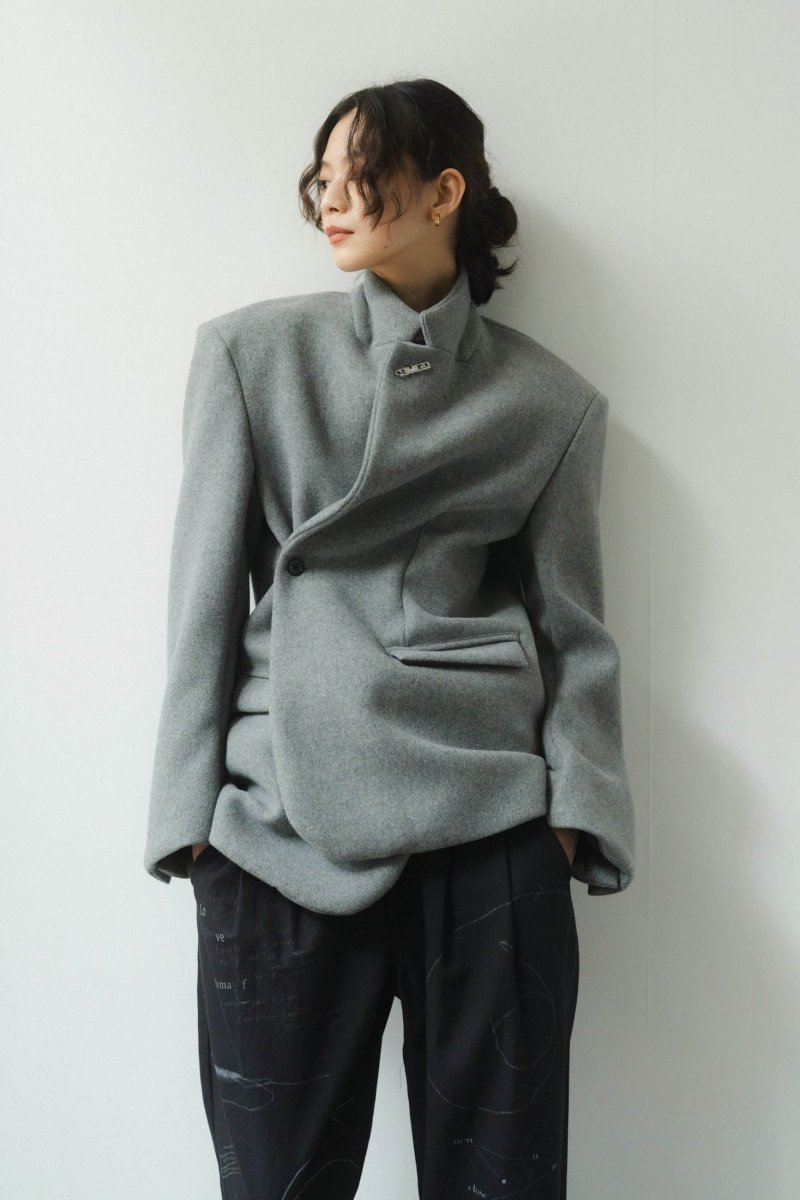 - Pre order sales - highend - 2way jacket outer(unisex)/black,gray(Shipping 12/23~) - KNUTH MARF