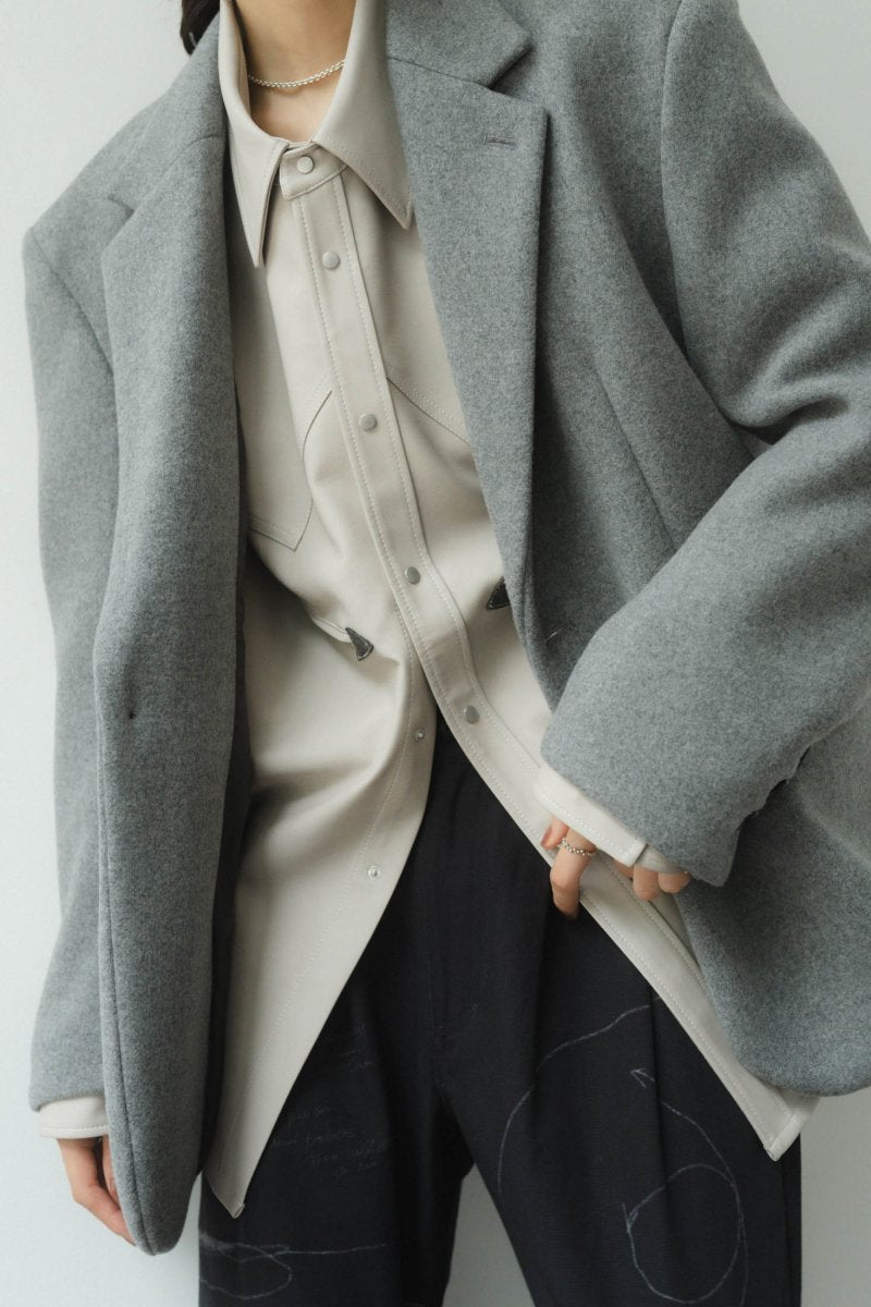 - Pre order sales - highend - 2way jacket outer(unisex)/black,gray(Shipping 12/23~) - KNUTH MARF