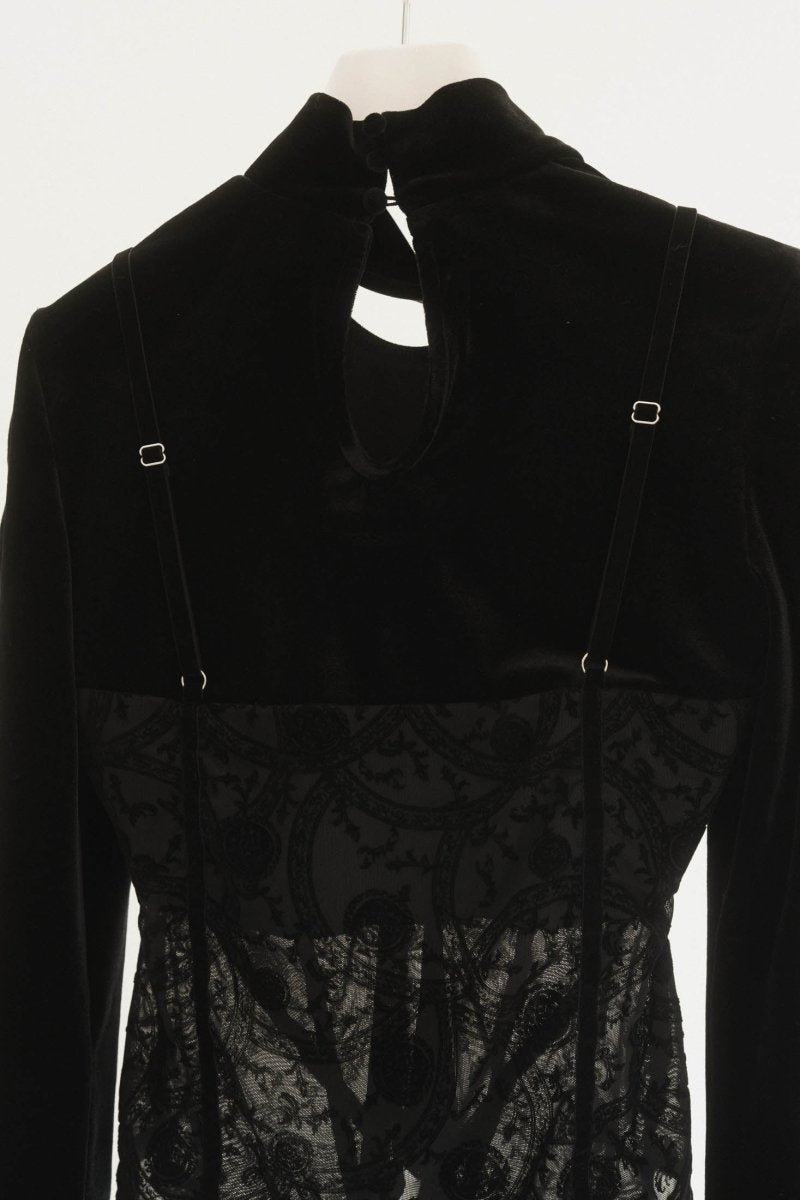puff sleeves docking tops/black - KNUTH MARF