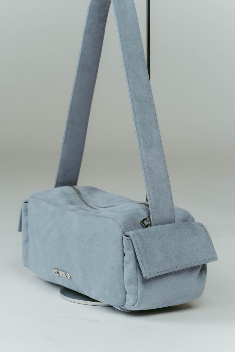 rectangle suede shoulder bag/2color - KNUTH MARF