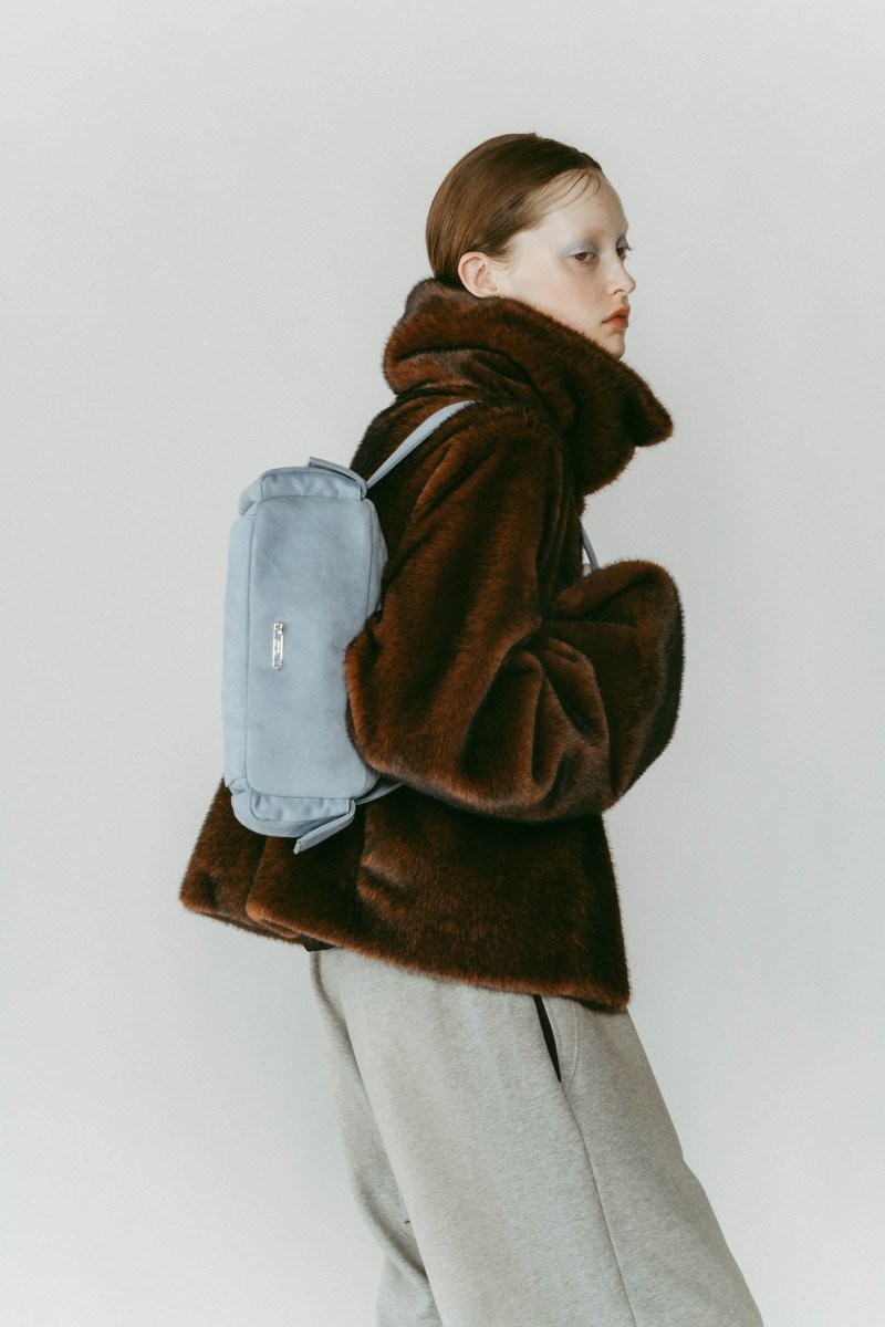 rectangle suede shoulder bag/2color - KNUTH MARF