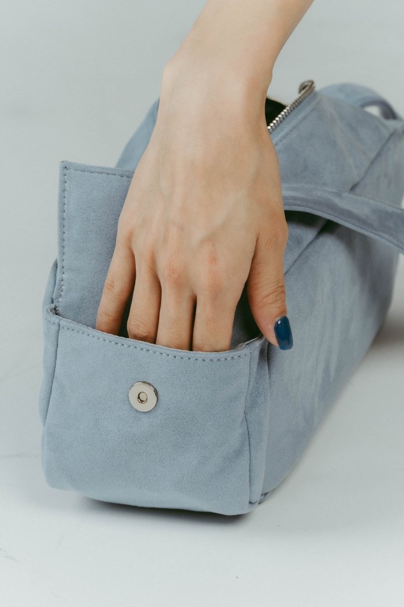 rectangle suede shoulder bag/2color - KNUTH MARF