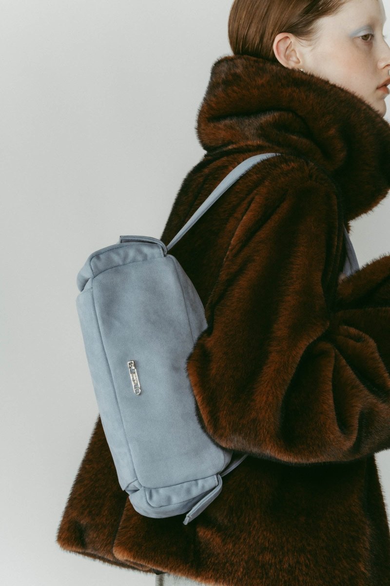 rectangle suede shoulder bag/2color - KNUTH MARF