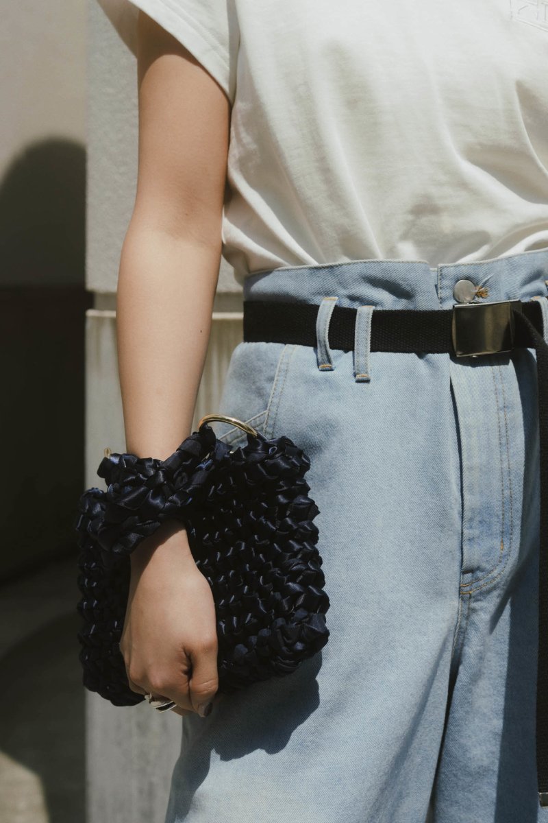 satin knitting bag/2color - KNUTH MARF