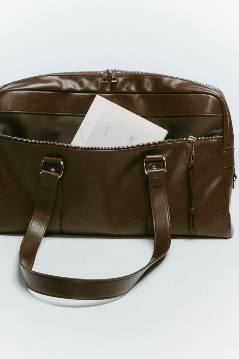 school style leather bag/2color - KNUTH MARF