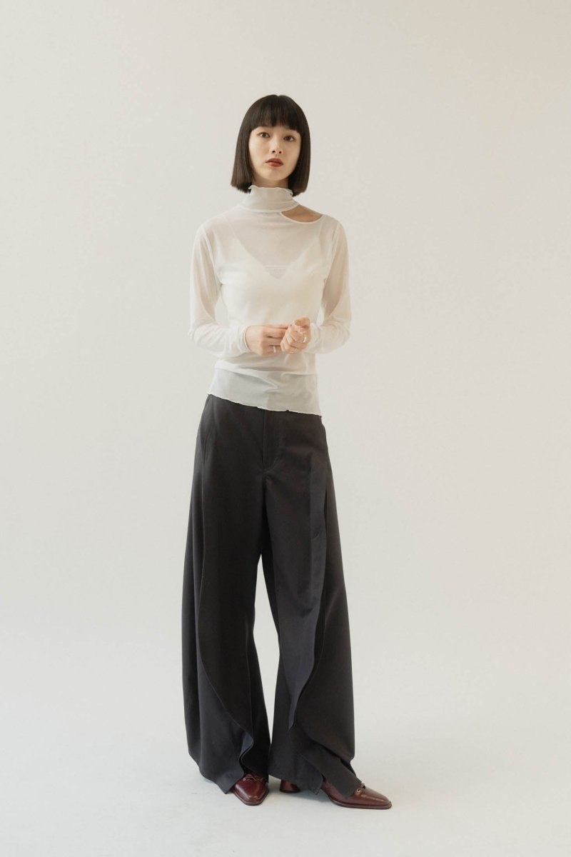 sheer logo tops/3color - KNUTH MARF