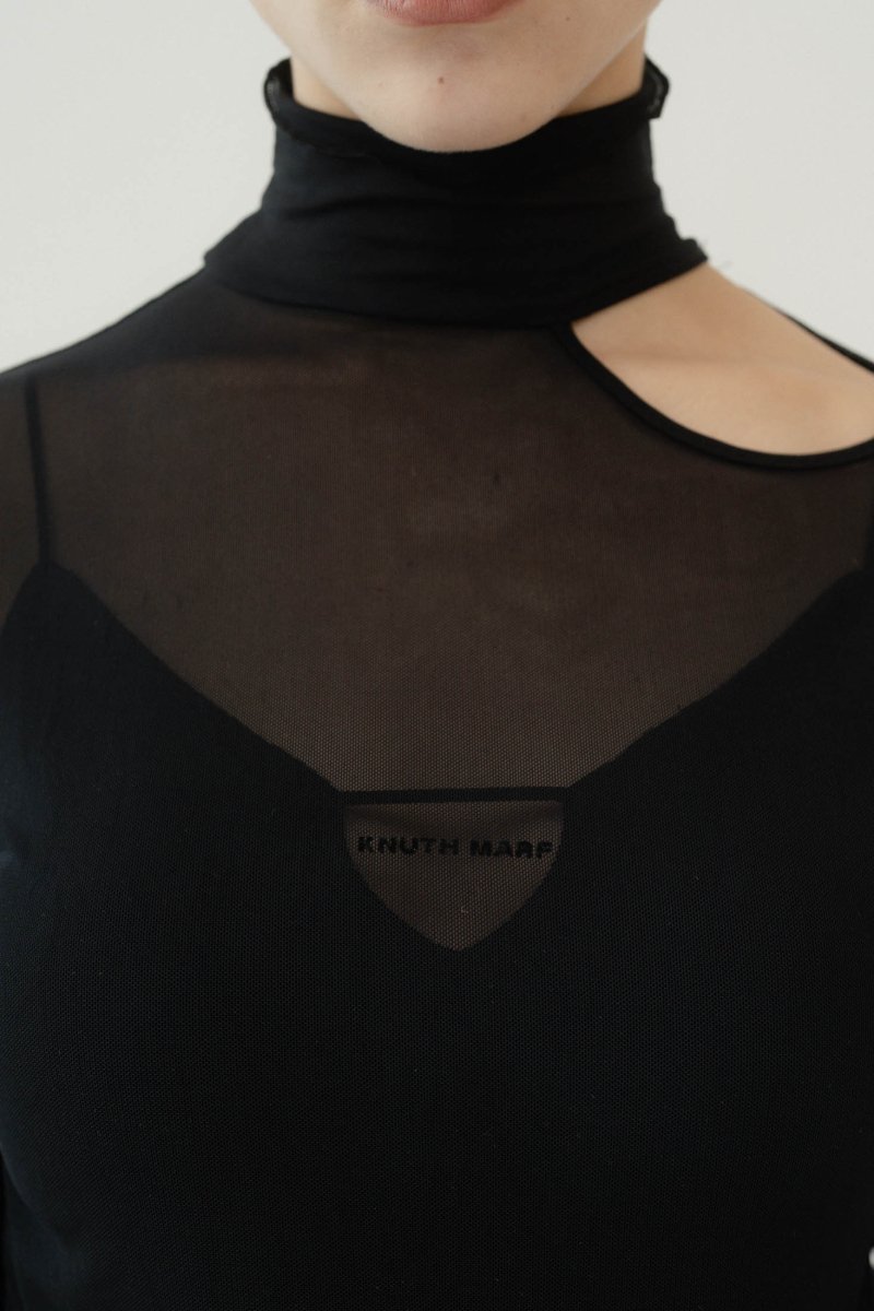 sheer logo tops/3color - KNUTH MARF
