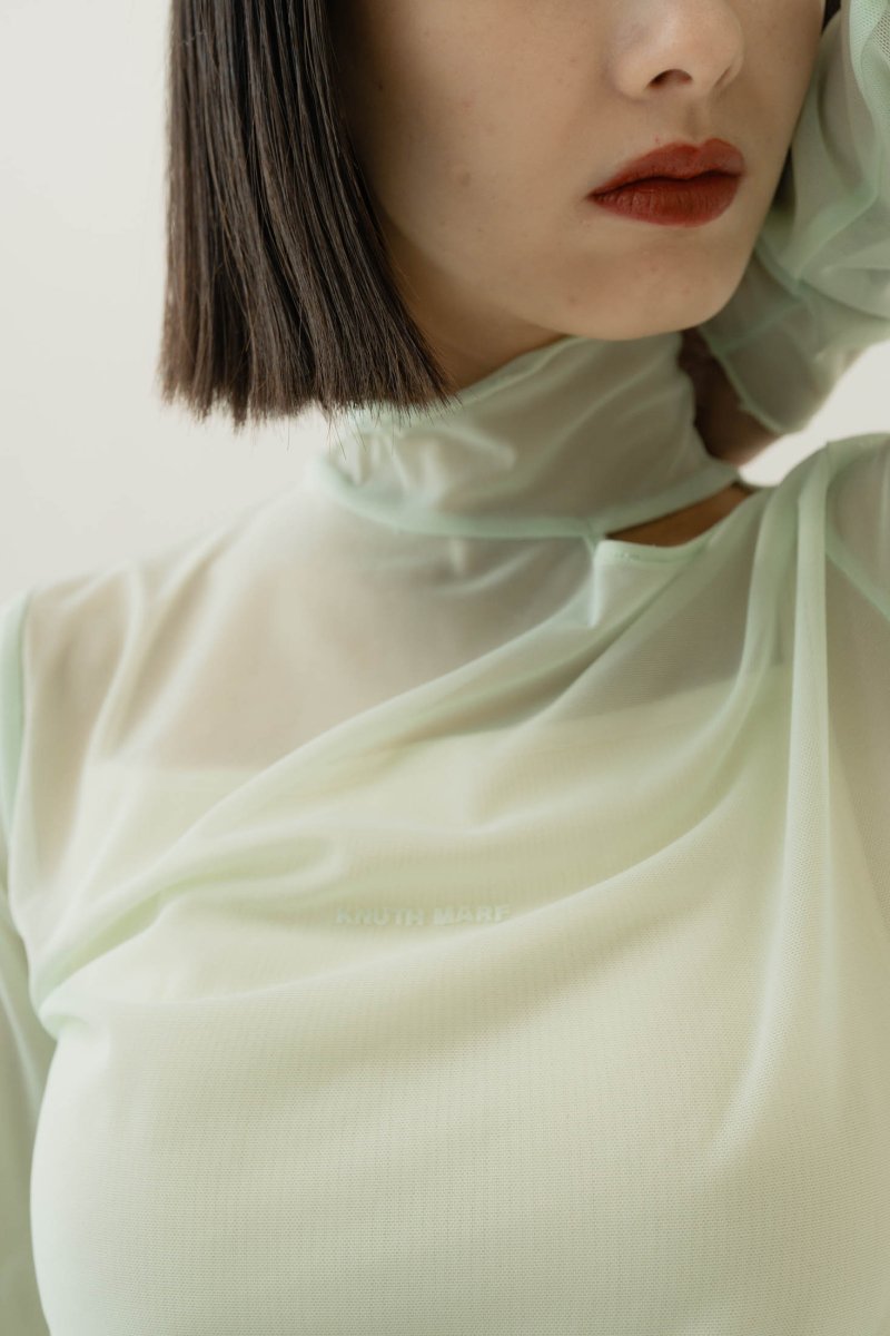 sheer logo tops/3color - KNUTH MARF