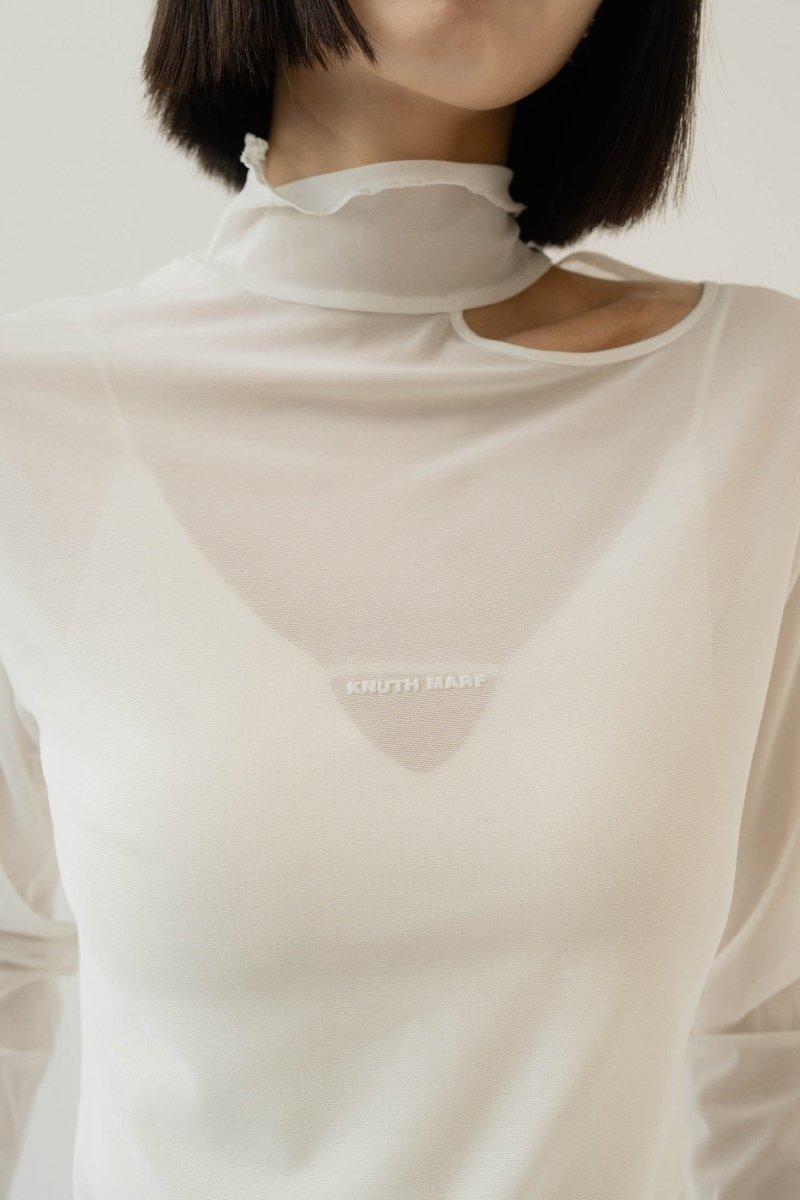 sheer logo tops/3color - KNUTH MARF