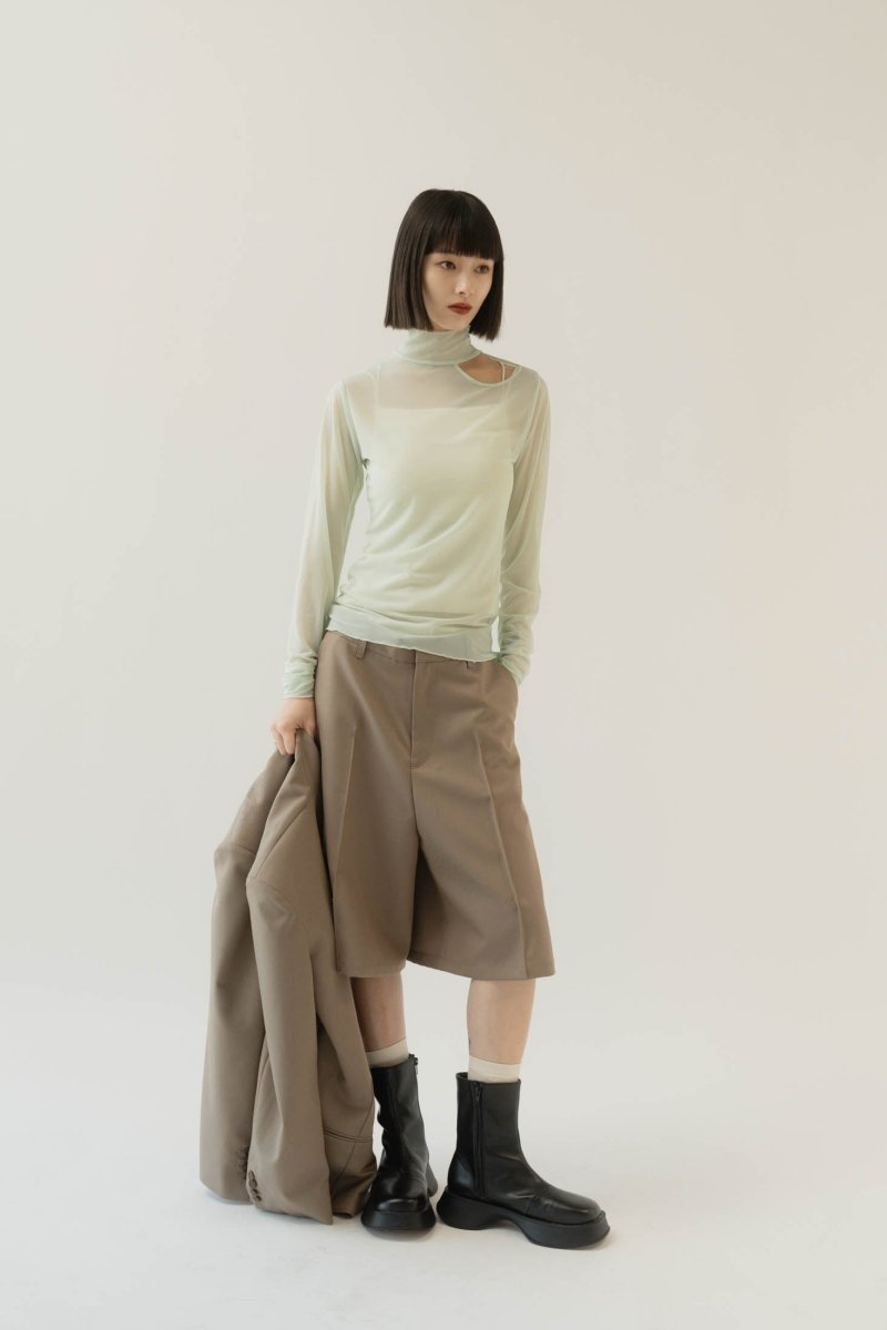 sheer logo tops/3color - KNUTH MARF