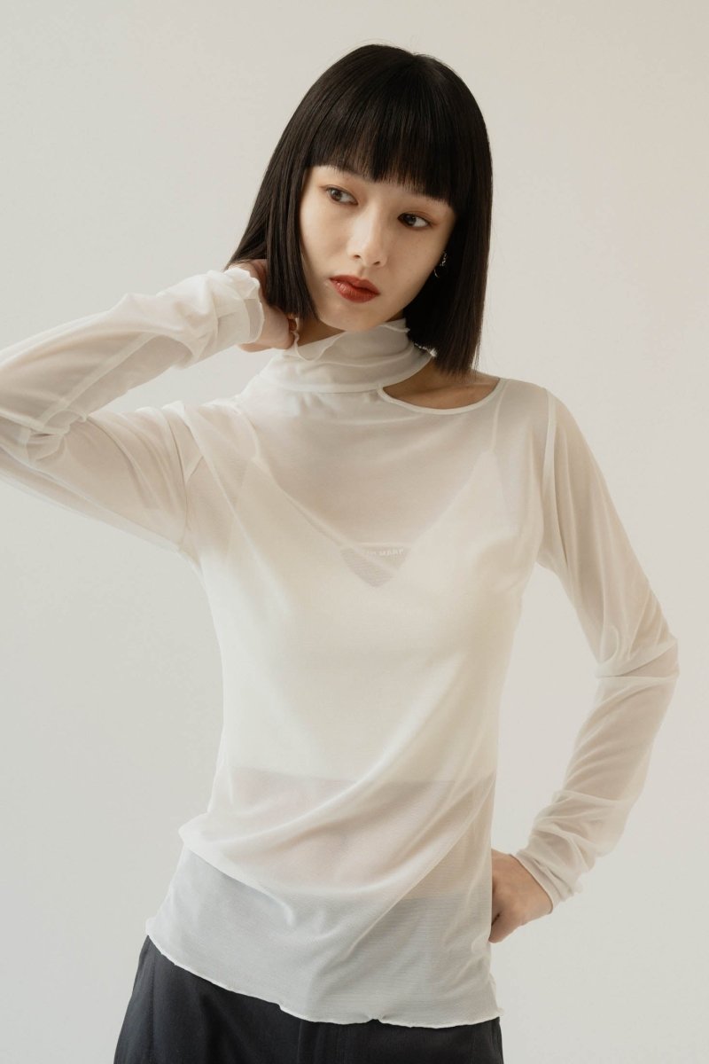 sheer logo tops/3color - KNUTH MARF