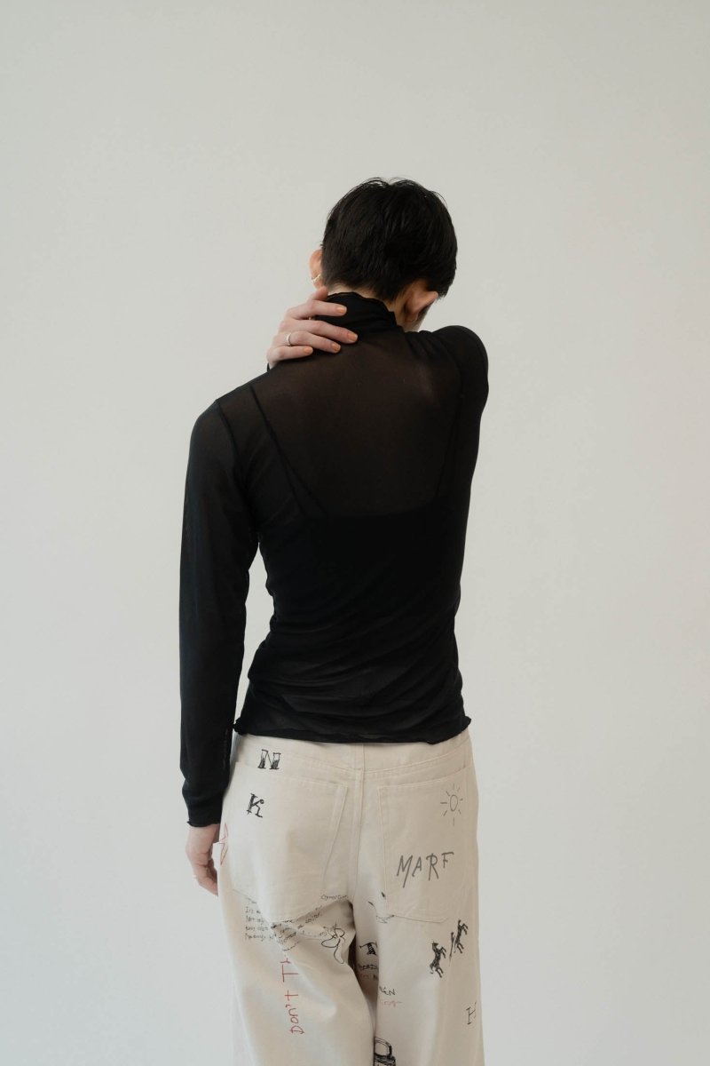 sheer logo tops/3color - KNUTH MARF
