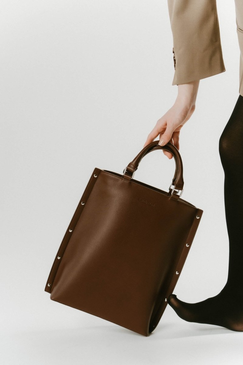 side studs leather bag/2color - KNUTH MARF