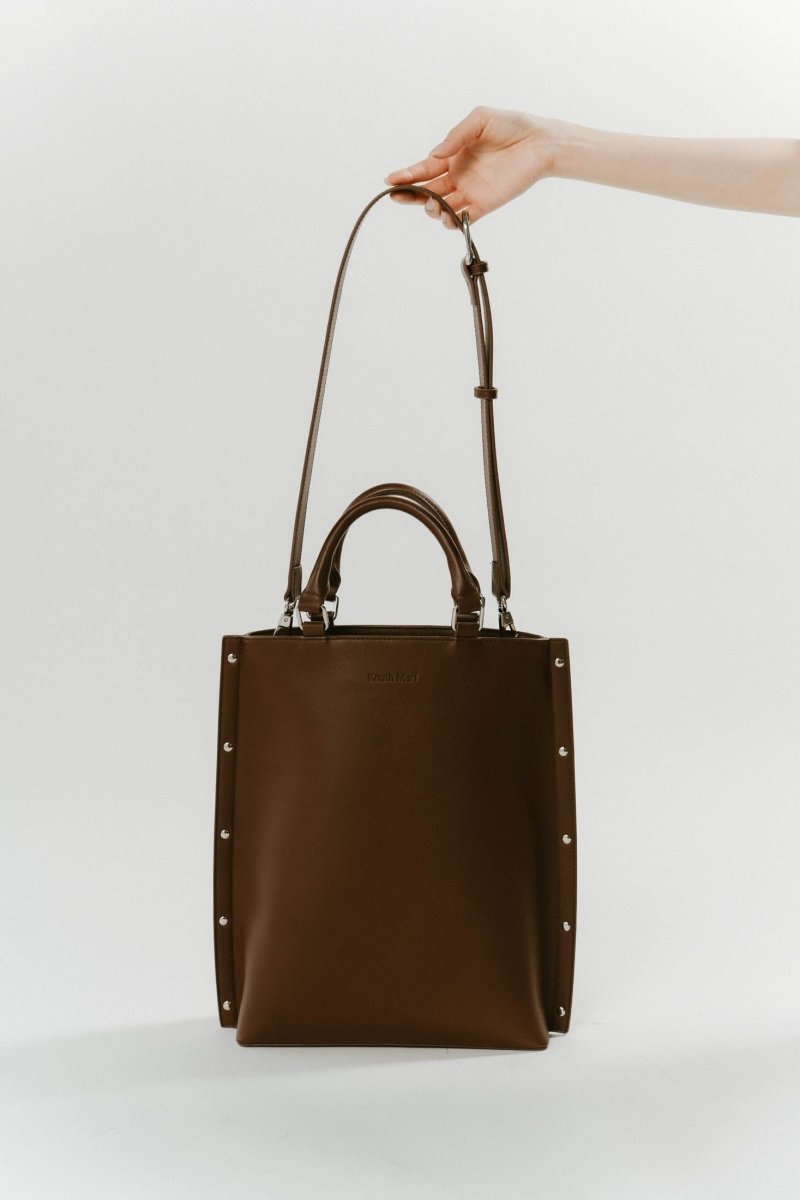 side studs leather bag/2color - KNUTH MARF