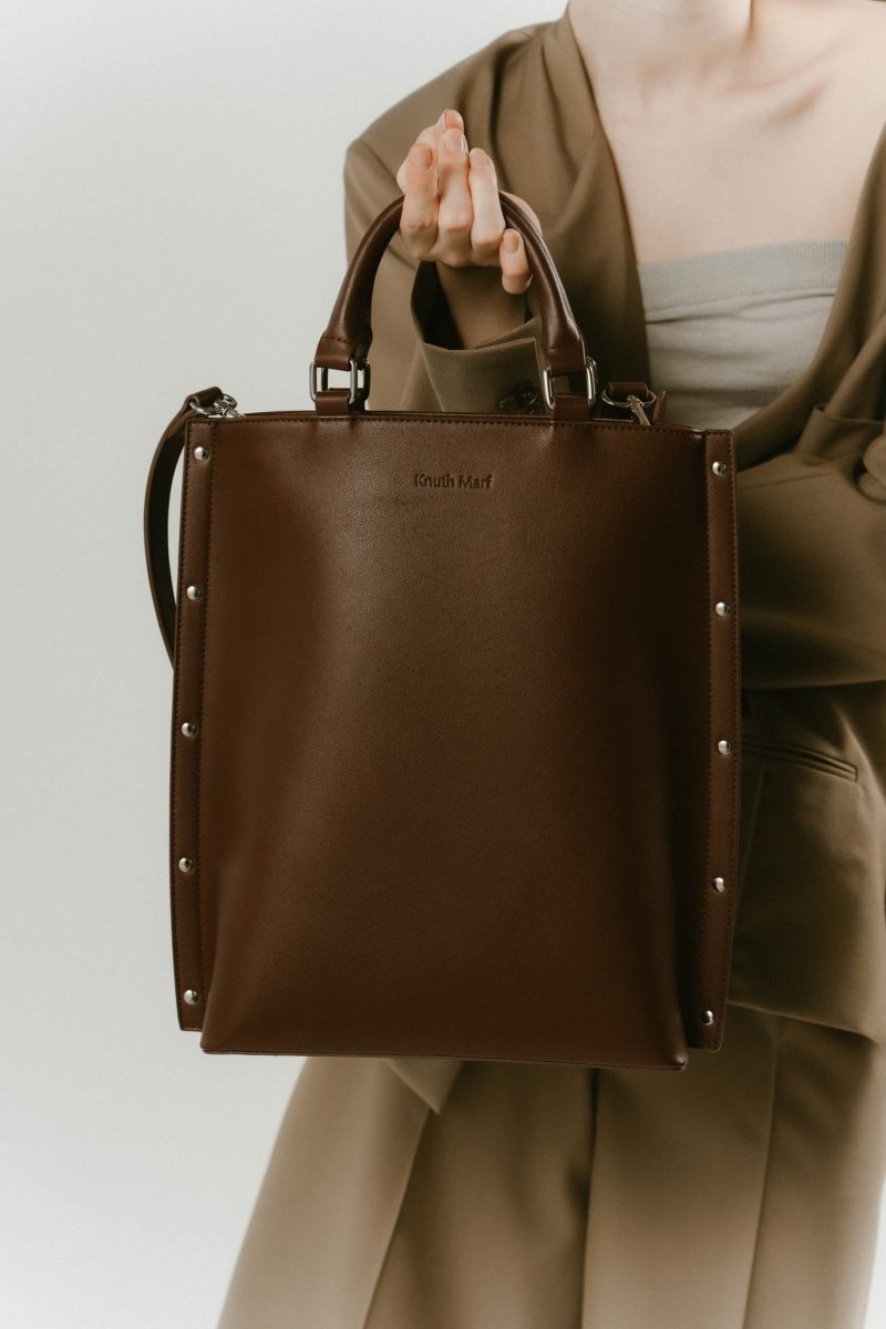 side studs leather bag/2color - KNUTH MARF