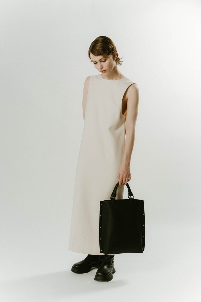 side studs leather bag/2color - KNUTH MARF