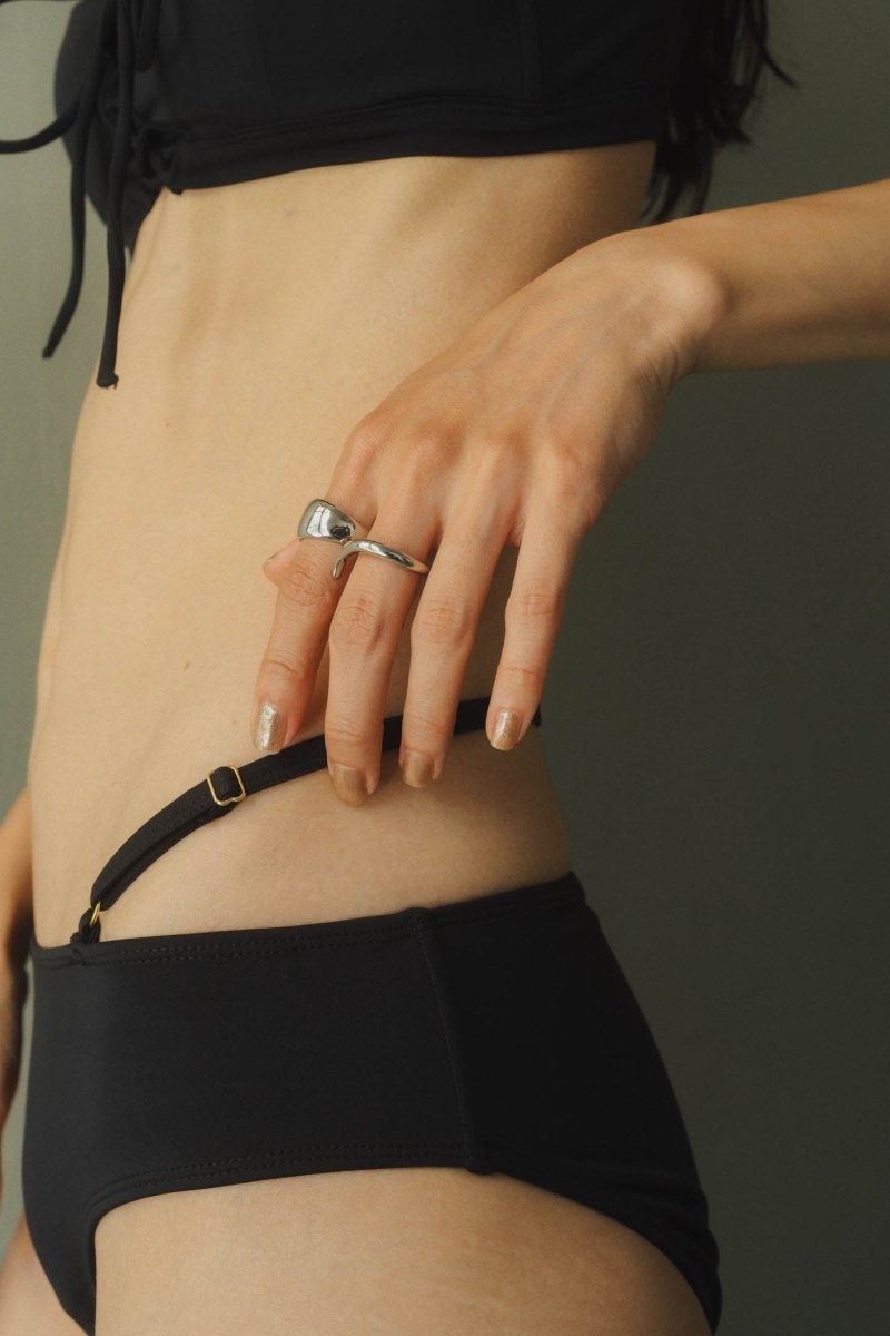 slit skirt swim wear/3color - KNUTH MARF