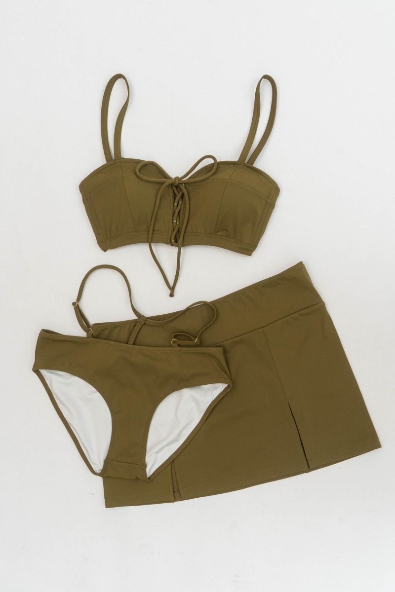 slit skirt swim wear/3color - KNUTH MARF