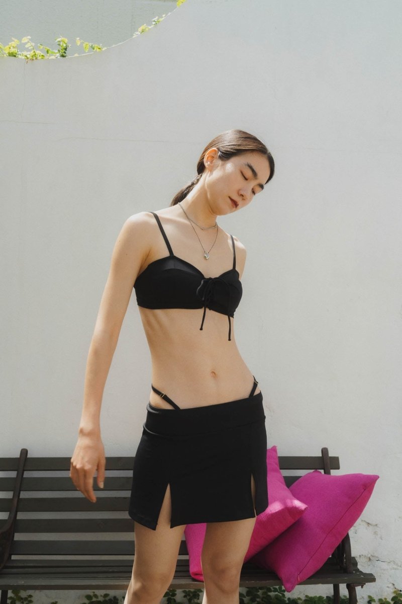 slit skirt swim wear/3color - KNUTH MARF