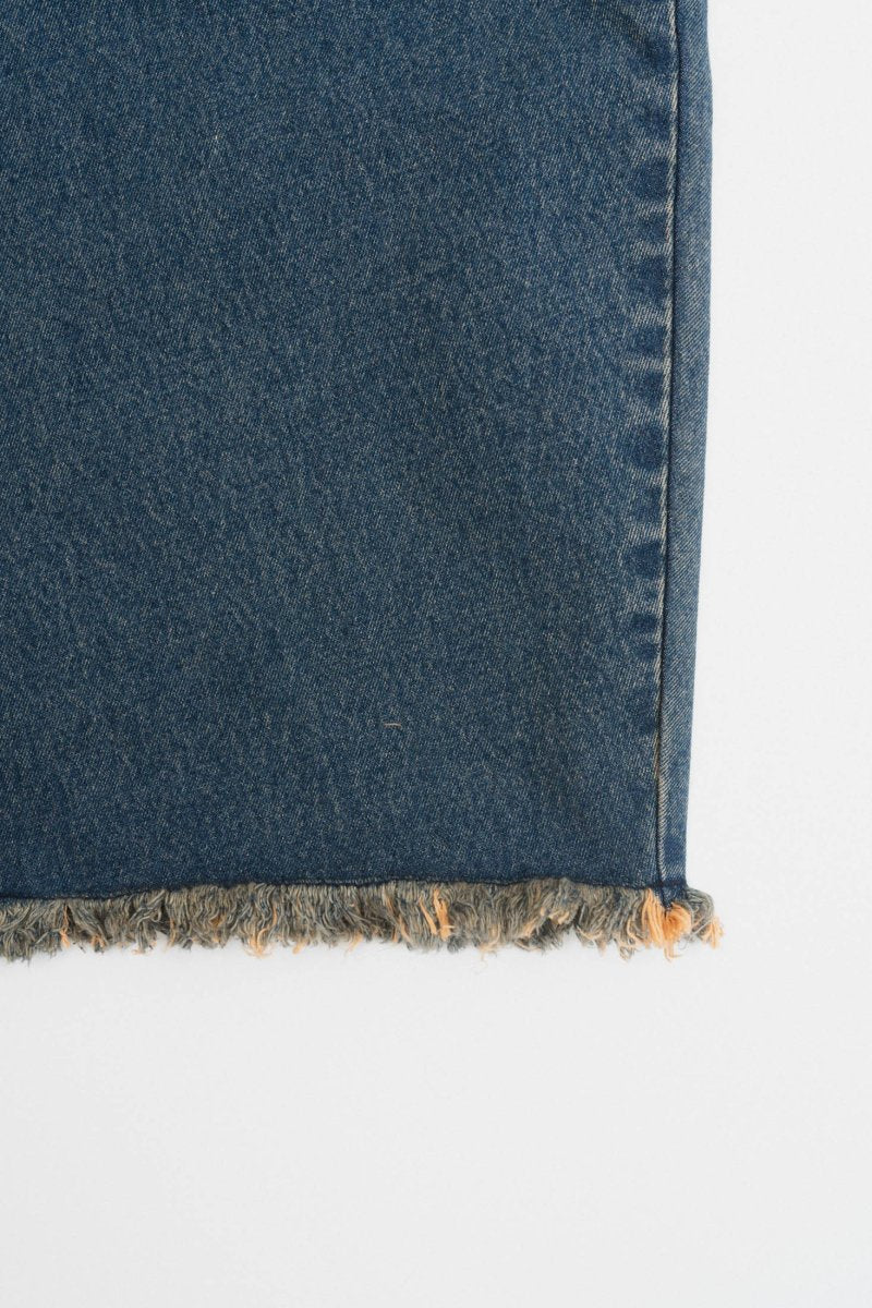 spaghetti denim pants - KNUTH MARF