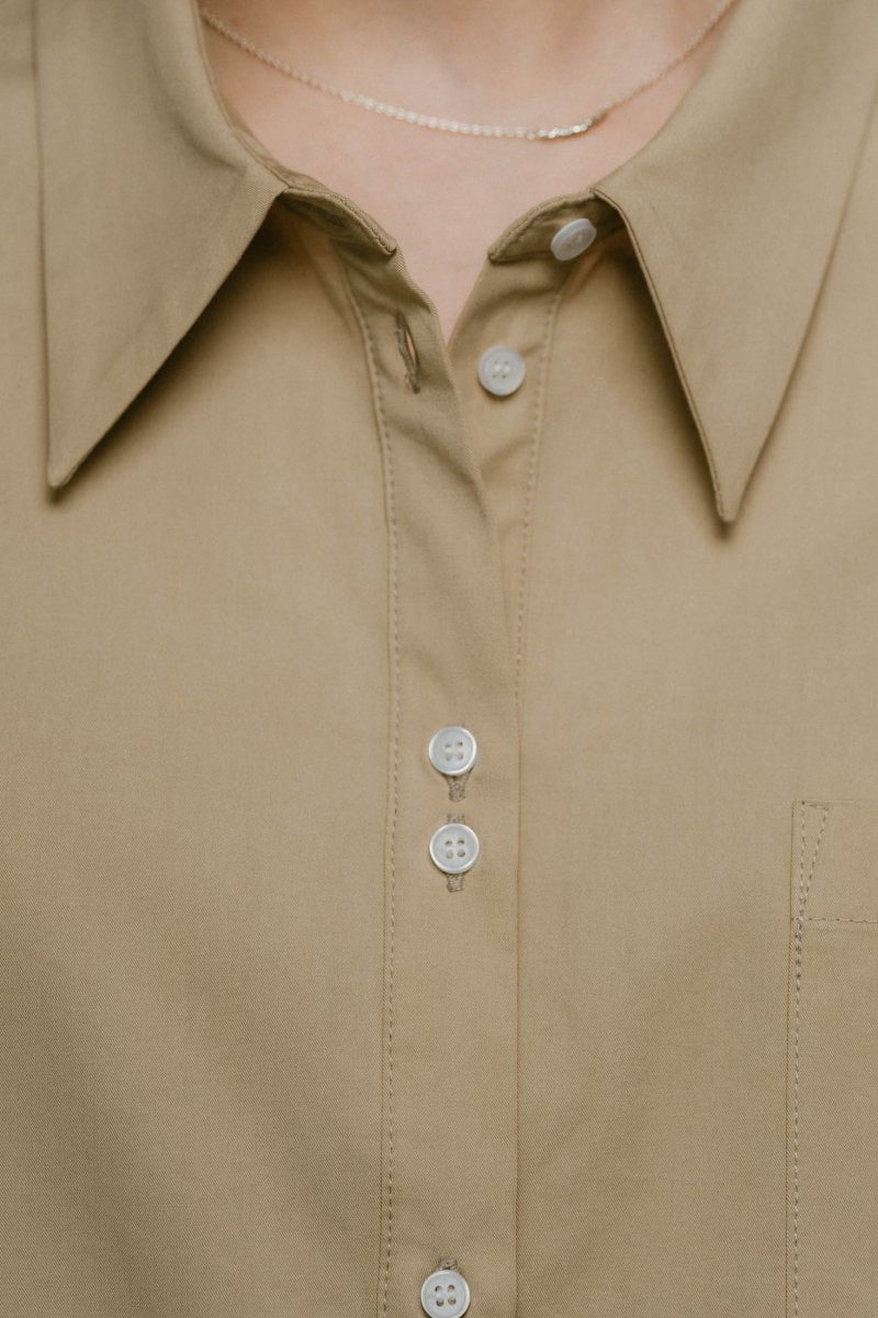 stripe label nosleeve shirt/4color - KNUTH MARF
