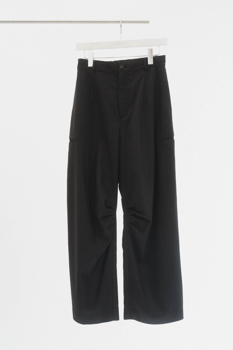 stripe unique slacks pants/2color - KNUTH MARF