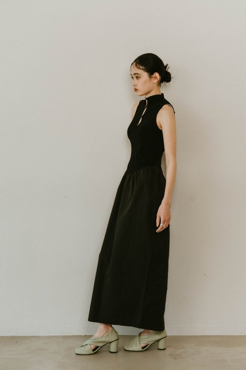 taffeta docking one piece/black - KNUTH MARF