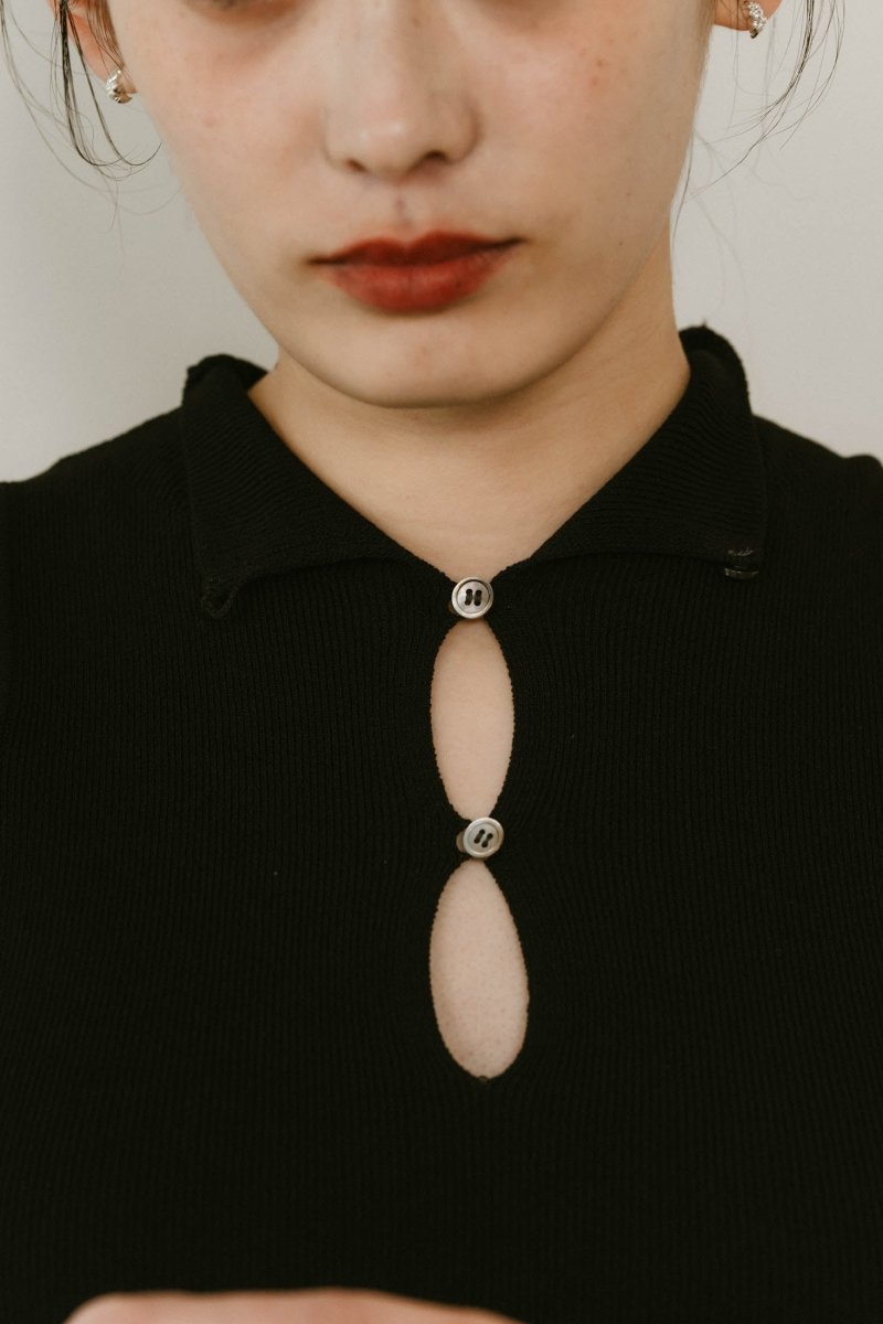 taffeta docking one piece/black - KNUTH MARF