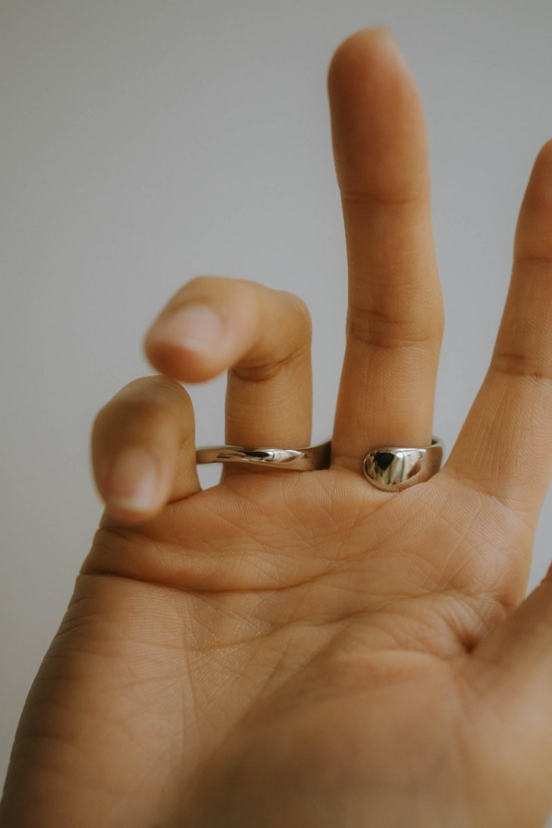 two finger ring/2color - KNUTH MARF